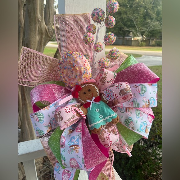 Gingerbread man, Candyland tree topper - Picture 2 of 3